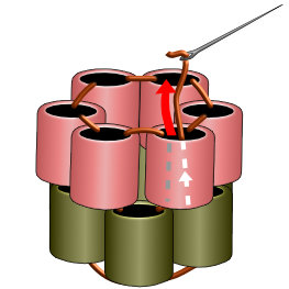 Tubular Brick Stitch Directions